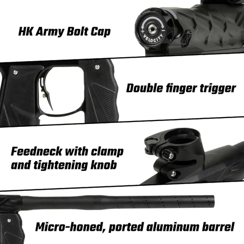 Vista 2 de HK Army Empire Mini GS - Marcador electrónico de paintball (negro)