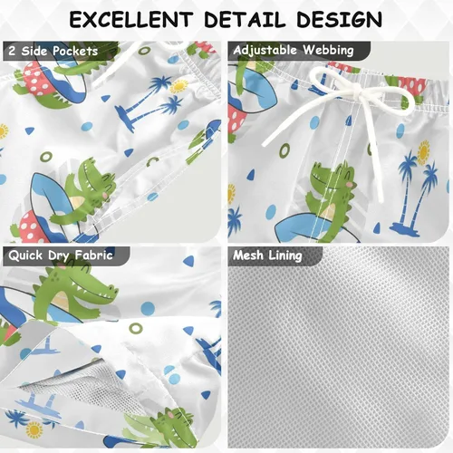 Vista 3 de Dussdil Traje de baño para niños y niños pequeños