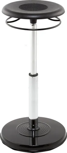 Vista 4 de Kore Silla tambaleante ajustable para adolescentes/universidades, 18-31.5 pulgadas, negro (21-31.5 pulgadas de alto)