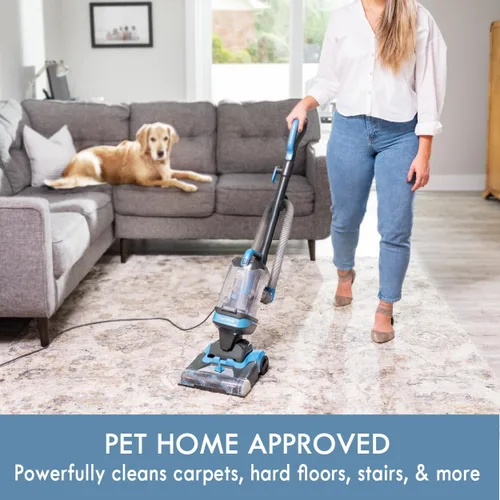 Vista 2 de Aspiradora vertical ligera sin bolsa Kenmore 4 Height Adjustment, Pet HandiMate Tool and 2 Cleaning Tools for Carpet, Hard Floor and Pet Hair