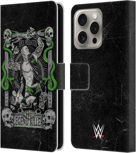 Vista 16 de Head Case Designs Officially Licensed WWE in My Veins Randy Orton Leather Wallet Case Compatible with Apple iPhone 11