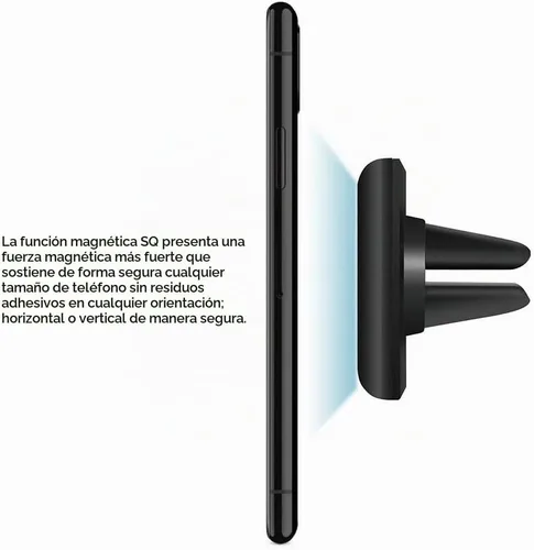 Vista 3 de Prodigee Soporte magnético universal para teléfono, soporte magnético para iPhone X / 8 8 Plus / 7 7s Plus/ 6 6s Plus/ 5 5s SE/Galaxy S7 S6 S8/Note 8