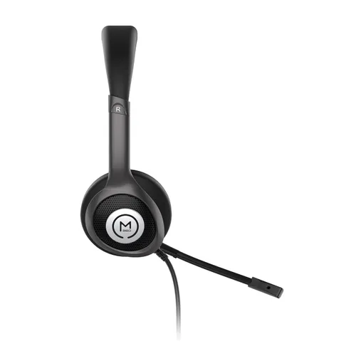 Vista 6 de Connect HS5600SU - Auriculares estéreo USB con micrófono Boom, micrófono de reducción de ruido, almohadillas de piel de proteína, controles