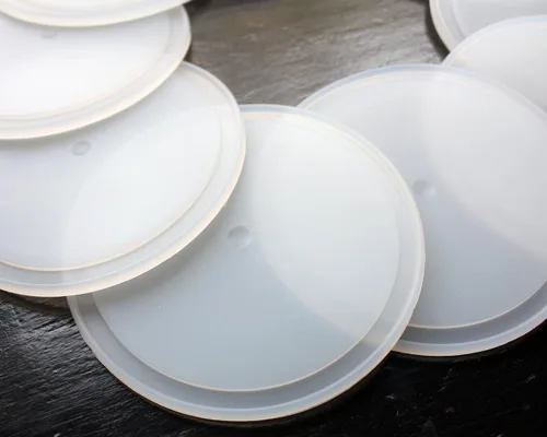 Vista 8 de Insertos de tapa de sellado de silicona platino a prueba de fugas para tarros Mason (paquete de 10, boca ancha)