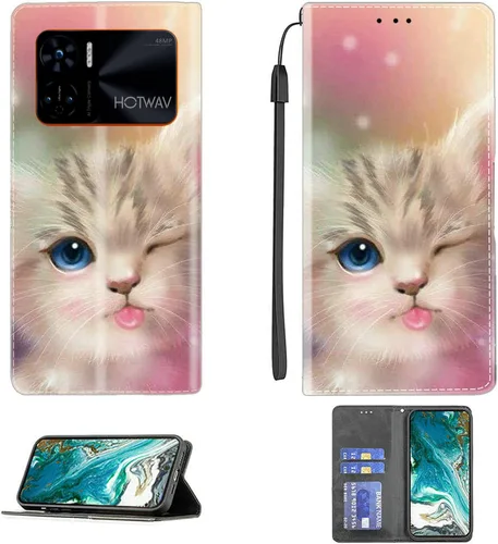 Vista 205 de Aroepurt Funda para UMIDIGI G1 Plus compatible con UMIDIGI G1 Plus Funda para teléfono Funda de piel sintética con función atril magnética CPT15