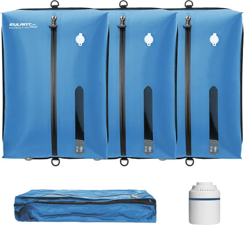 Vista 10 de Bolsas de vacío de viaje, bolsa de compresión de vacío impermeable IPX8 Bolsas de vacío para viajes con bomba sin batería, TSA bolsas