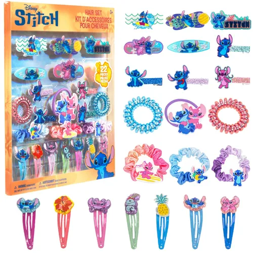 Vista 13 de Barbie - Juego de accesorios para el cabello con pinzas para el cabello, lazos y coleteros