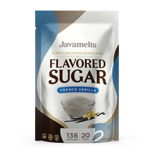 Vista 10 de Javamelts Paquetes de azúcar con sabor a caramelo, azúcar de caña pura para hornear, sustituto del jarabe de café, cócteles, té, sin OMG, sin