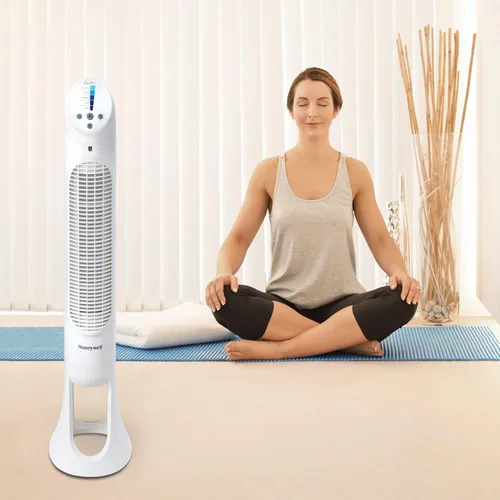 Vista 3 de Honeywell QuietSet HYF260 Ventilador oscilante de torre para toda la habitación