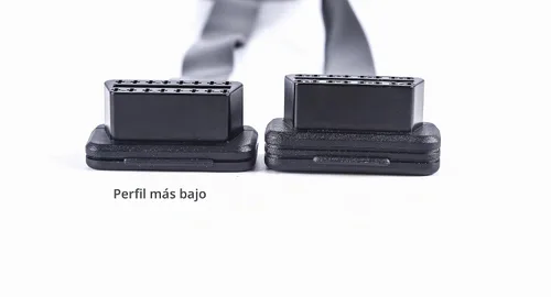 Vista 5 de Cable de diagnóstico de extensión de cinta OBD 2 OBD ii de perfil bajo macho a hembra 16 pines completamente conectado para lector de código