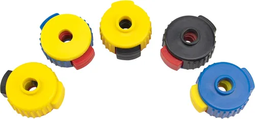 Vista 5 de 5 piezas Yootones Drum Quick Release Nut Remove Platillos Tapón de rosca para soportes de base empotrada, kit de tambor limpiaparabrisas de tambor