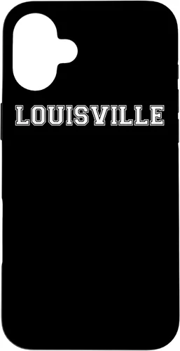 Vista 22 de iPhone 16 College University style Louisville Kentucky Sports Fan Case