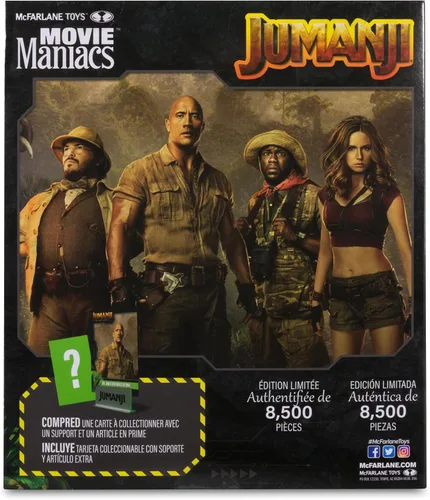 Vista 8 de McFarlane Toys - Figura posada de Movie Maniacs Smolder (Jumanji) de 6 pulgadas