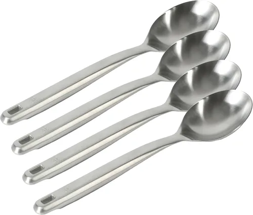 Vista 17 de Calphalon Cuchara de cocina Prime, cuchara de cocina con cabeza de silicona y mango de acero inoxidable, resistente al calor, cuchara antiadherente