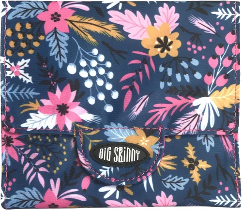 Vista 10 de Big Skinny Cartera delgada para mujer Trixie de tres pliegues, con capacidad para hasta 30 tarjetas Dotty