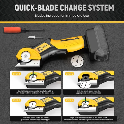 Vista 6 de Tijeras Eléctricas Inalámbricas Compatibles con Batería DeWALT 20v Max 440RPM Potente Cortadora de Tela Potente para Cartón, Alfombra, Plástico