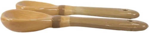 Vista 6 de Ebros Gift Wicca Witchcraft Witches Broomsticks - Juego de 2 cucharas de cerámica para café, té, tazas de 4.5 pulgadas de largo