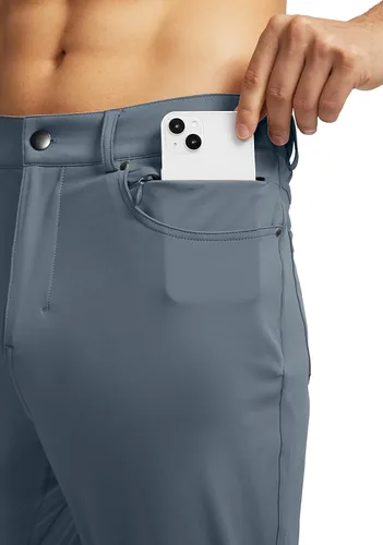 Vista 3 de G Gradual Men's Stretch Golf Pants with 6 Pockets Slim Fit Dress Pants for Men Travel Casual Work