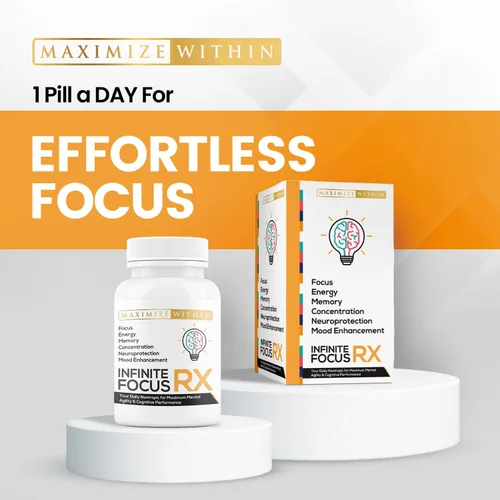 Vista 4 de Maximum Slim Cápsulas nootrópicas Infinite Focus RX
