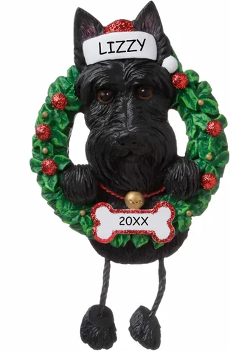 Vista 24 de Adorno de Navidad personalizado para mascotas de raza de perro (Beagle)