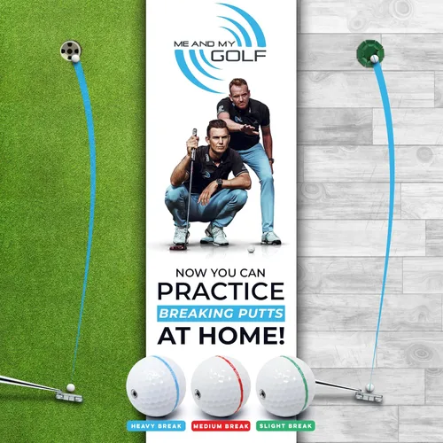 Vista 3 de ME AND MY GOLF Pelotas de rotura - Simula putts de rotura reales con pelotas de golf de práctica