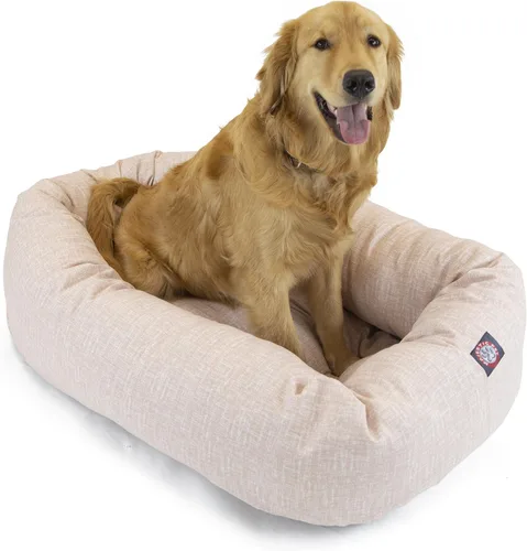 Vista 15 de Majestic Pet Products - Cama en forma de bagel para perro, color caqui, 32 pulgadas