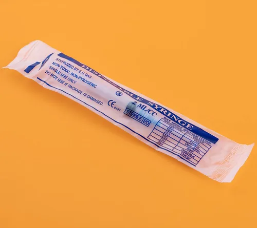 Vista 3 de Jeringa de 0.1 fl oz con aguja de 23G 1 pulgada, embalaje individual desechable (2 ML-23G-20PACK)