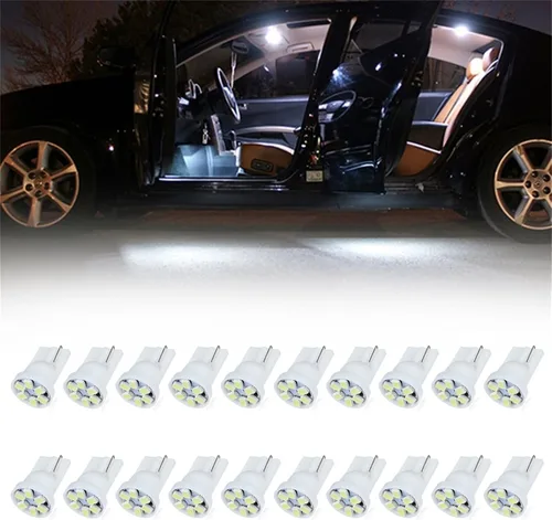 Vista 3 de cciyu T10 Cuña 147 Luz LED Bubs Blanco 194 168 Bombillas LED Panel de Instrumentos Medidor Luz de tablero