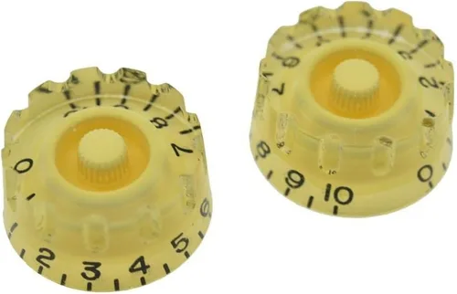 Vista 6 de Dopro 2 perillas de marcación rápida moleteadas para guitarra LP de Estados Unidos (Imperial), 24 ranuras finas, pomos de control para ollas Les