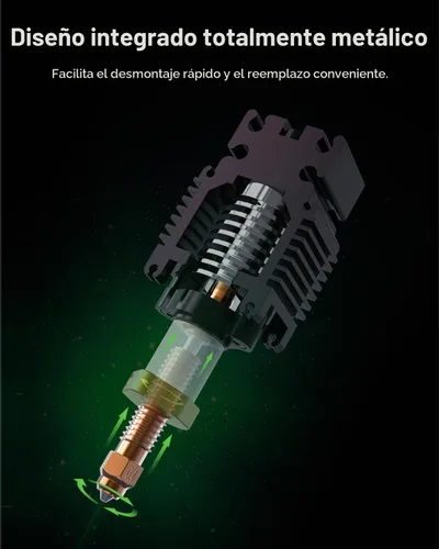 Vista 6 de Creality Ender 3 V3 SE/3 V3 KE - Kit de boquilla de intercambio rápido, compatible con alta temperatura de 572.0 °F, impresión de alta velocidad