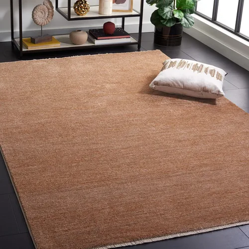 Vista 16 de SAFAVIEH Lasa Collection - Alfombra de área de 9 x 12 pies, color gris, diseño de flecos sólidos, no desprende pelusa y de fácil cuidado, ideal