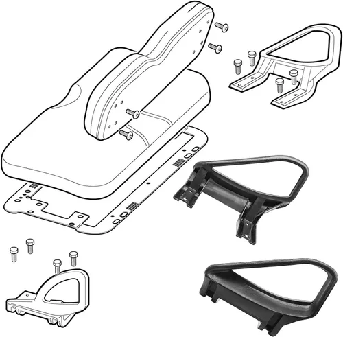 Vista 6 de Carrito de golf EZGO Brazo Restraint cadera para EZGO TXT 1994-UP Gas & Electric Replace#71701-G01 71702-G01