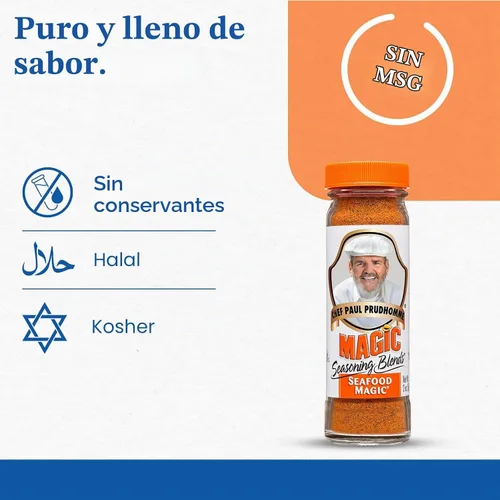 Vista 3 de Magic Seasoning Blends Condimento de mariscos, 2 onzas