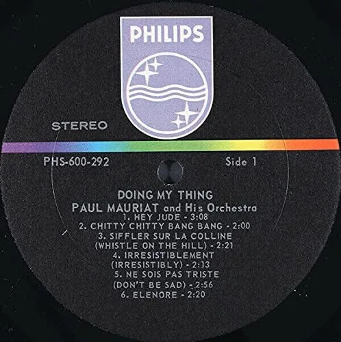 Vista 2 de Paul Mauriat And His Orchestra - Doing My Thing - Vintage Vinyl LP 1969, NMVG+