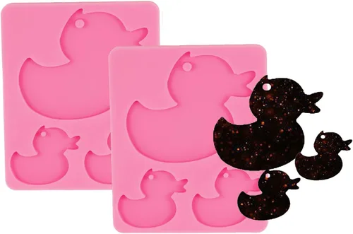 Vista 14 de Shiny Bear Family - Molde para llavero de resina para hacer manualidades con arte epoxi