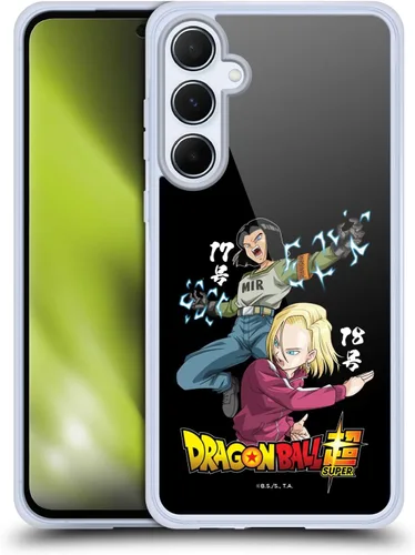 Vista 144 de Head Case Designs Funda de gel con licencia oficial de Dragon Ball Super Group Future Trunks Arc Characters [protección de grado militar] compatible
