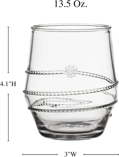 Vista 3 de Juliska Vaso pequeño acrílico Amalia - Transparente