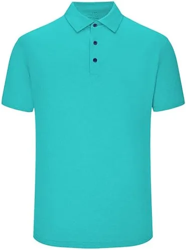 Vista 4 de Paquete de 3 polos para hombre Dry Fit Performance de manga corta Polo de golf