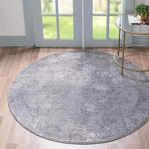 Vista 16 de Unique Loom Portland Collection - Alfombra rectangular de madera (2 pies 2 pulgadas x 3 pies 1 pulgada, rectangular, azul/marfil)