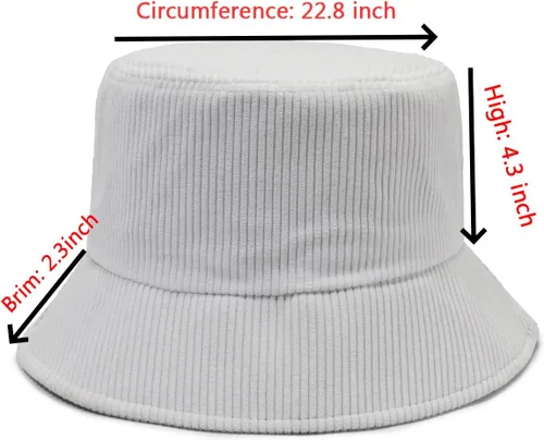 Vista 5 de Xixiuly Sombrero de pana unisex para hombres y mujeres, gorra ligera de pesca para viajes, al aire libre, playa, viajes, sombreros para la cabeza