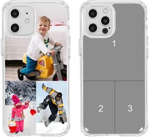 Vista 359 de Funda de teléfono personalizada para Apple iPhone 8 Plus iPhone 7 Plus, personalizada con foto, imagen, texto, imagen, diseño de imagen