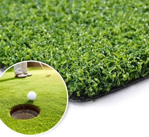 Vista 3 de Césped Artificial de Golf Pro Putting Green - Alfombra de Entrenamiento de Golf para Interiores y Exteriores, Césped Sintético Artificial