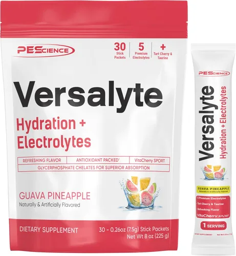 Vista 7 de PEScience Versalyte - Paquetes de hidratación con electrolitos, cereza
