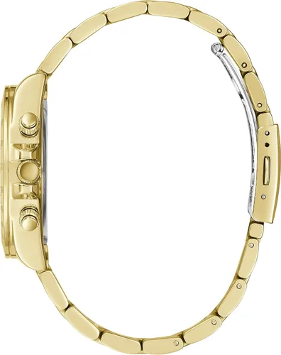 Vista 2 de GUESS Women's Stainless Steel Quartz Watch with Silicone Strap