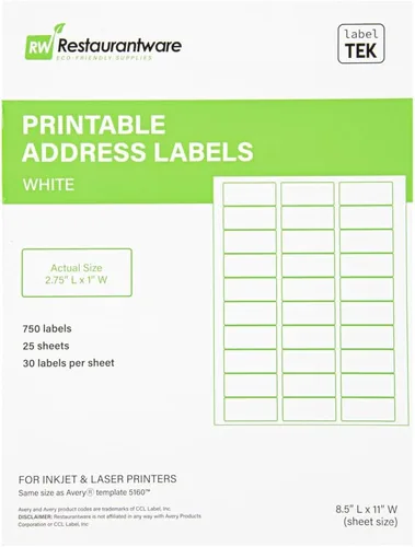 Vista 9 de Restaurantware Label Tek - Calcomanías de embalaje de 2 x 2 pulgadas, 500 etiquetas de envío de alta calidad, advertencia de asfixia, papel blanco