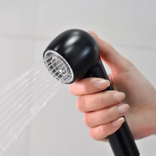 Vista 4 de Reemplazo de la cabeza del rociador de grifo de cocina: Pieza de repuesto de cabezal rociador extraíble para grifo de fregadero desplegable G1/2
