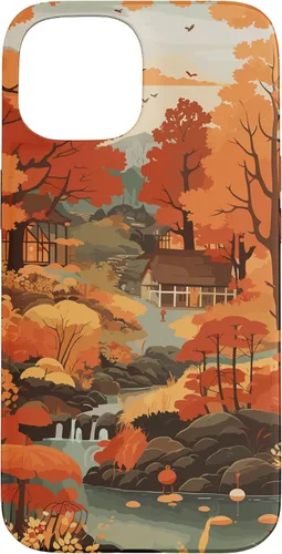 Vista 6 de Tema de otoño y coloridas hojas y árboles de otoño, colores de otoño para iPhone 16