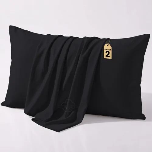 Vista 26 de COTTON STICH Juego de 2 fundas de almohada para niños pequeños, mini fundas de almohada de algodón de 600 hilos, fundas de almohada suaves y ligeras