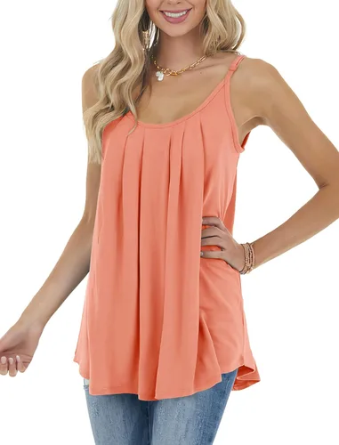 Vista 3 de Geifa Camisetas sin mangas de verano para mujer, trajes de vacaciones 2024, ropa de moda a la moda