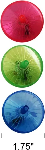 Vista 3 de ArtCreativity Juguetes giratorios iluminados, juego de 12, juguetes giratorios intermitentes con efectos LED, recuerdos de fiesta de cumpleaños